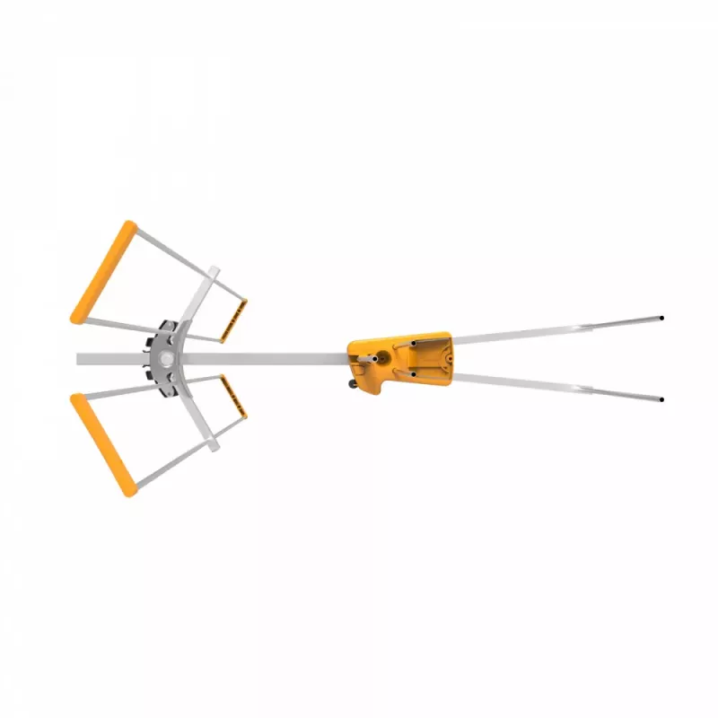 TELEVES Yagi V BIII VHF-Antenne, 5 Elemente, 174-230 MHz, 7,5 dBi, F-Stecker, Außenbereich, Schwarz