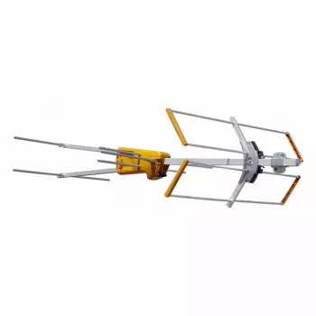 TELEVES Yagi V BIII VHF-Antenne, 5 Elemente, 174-230 MHz, 7,5 dBi, F-Stecker, Außenbereich, Schwarz