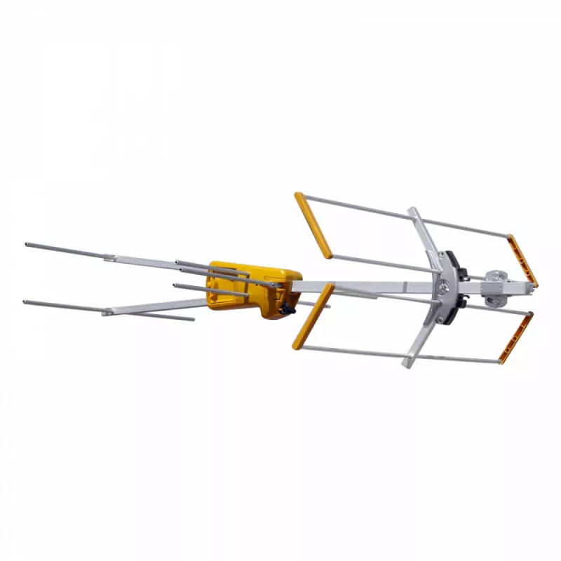 TELEVES Yagi V BIII VHF-Antenne, 5 Elemente, 174-230 MHz, 7,5 dBi, F-Stecker, Außenbereich, Schwarz