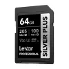 Lexar Professional SILVER PLUS SDXC 64GB Memory Card UHS-I U3 V30 A2