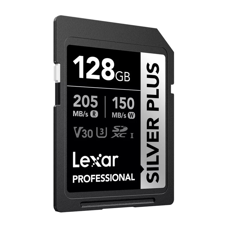 Lexar Professional SILVER PLUS SDXC 128GB Speicherkarte UHS-I U3 V30