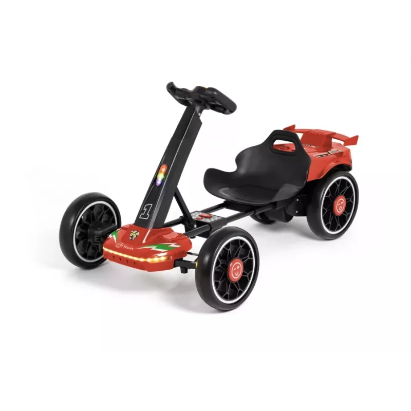 YOUIN e-Kart Red - Hoverboard Go-Kart Aufsatz für 6,5 inch-10 inch Hoverboards