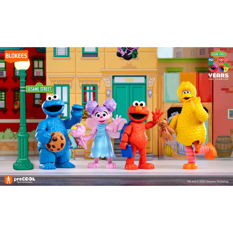 BLOKEES Sesame Street Figures preCOOL S2 - Big Bird Sammelfigur zum Bauen