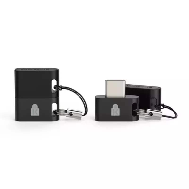 Kensington VeriMark IT 2.0 Fingerprint Reader - USB-A, FIDO2, Windows Hello, Schwarz