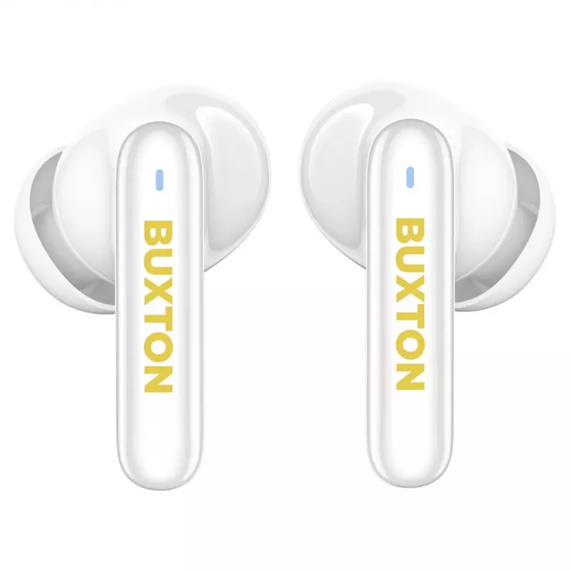 Buxton BTW 7200 White Tuya - In-Ear True Wireless Stereo (TWS) Bluetooth 5.1 Earbuds mit Ladecase, IPX4, Weiß