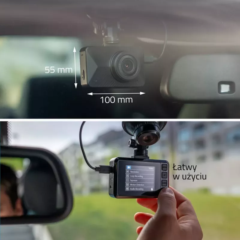 LAMAX T3 Dashcam Full HD 1080p 140° Weitwinkel mit G-Sensor und Parkmodus