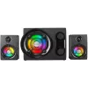 Rampage RMS-G8 25W Tragbarer Bluetooth-Lautsprecher mit RGB-Beleuchtung, TWS, FM-Radio, Schwarz