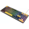 Rampage CYCLONE KNOB RGB 90% Mechanische Tastatur, Outemu Blue Switches, Schwarz