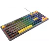 Rampage CYCLONE KNOB RGB 90% Mechanische Tastatur, Outemu Blue Switches, Schwarz