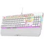 Rampage KB-R86 UMBRA Mechanische Tastatur, Weiß, Outemu Blue Switches, RGB-Hintergrundbeleuchtung, USB Kabelgebunden