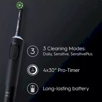Oral-B Vitality Pro Clean CrossAction Elektrische Zahnbürste, Schwarz