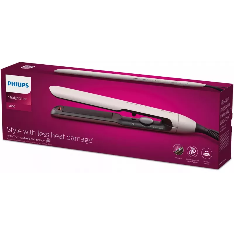 Philips 5000 Series BHS515/00 Haarglätter, Warm White, 1,8 m Kabel