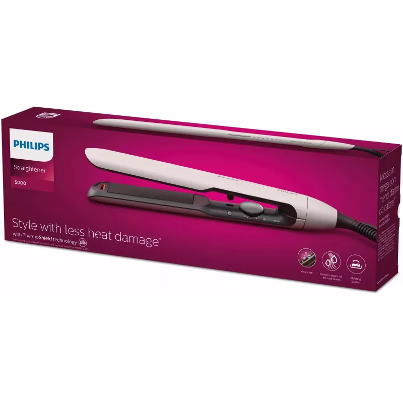 Philips 5000 Series BHS515/00 Haarglätter, Warm White, 1,8 m Kabel