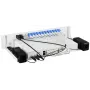 Rackmount.IT RM-SR-T16 Rack-Montage-Kit für SonicWall TZ300, TZ400, TZ500, TZ600, SOHO, NSA 2600, NSA 3600, NSA 4600, NSA 5600, NSA 6600 - 1U 19-Zoll Stahl-Montagehalterung mit Patchkabeln