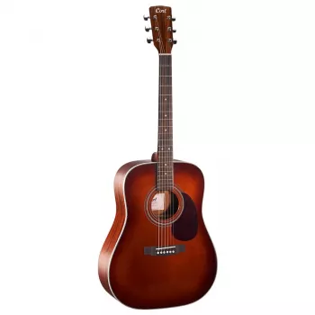 Cort Earth 70 BR Akustikgitarre - Dreadnought, massive Sitka-Fichtendecke, Mahagoni-Boden und -Zargen, Natural Satin