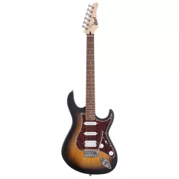 CORT G110 Open Pore Sunburst E-Gitarre