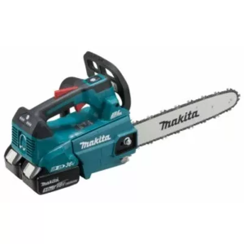 MAKITA DUC306PT2B Akku-Kettensäge 36V (2x18V) 30cm Schwert 2x5,0Ah Akkus & Doppelladegerät