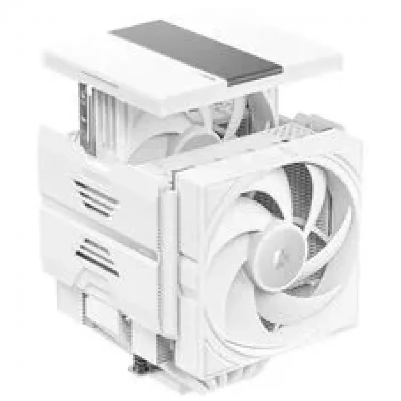 SUDOKOO SK620 CPU-Kühler, Dual-Tower - 2x 120mm, Weiß