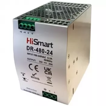 HISMART DR-480-24 DIN Rail Netzteil 24V 20A 480W