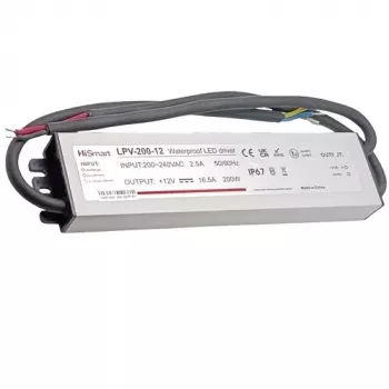 HISMART LPV-200-12 Netzteil 12V 16,5A 200W IP67