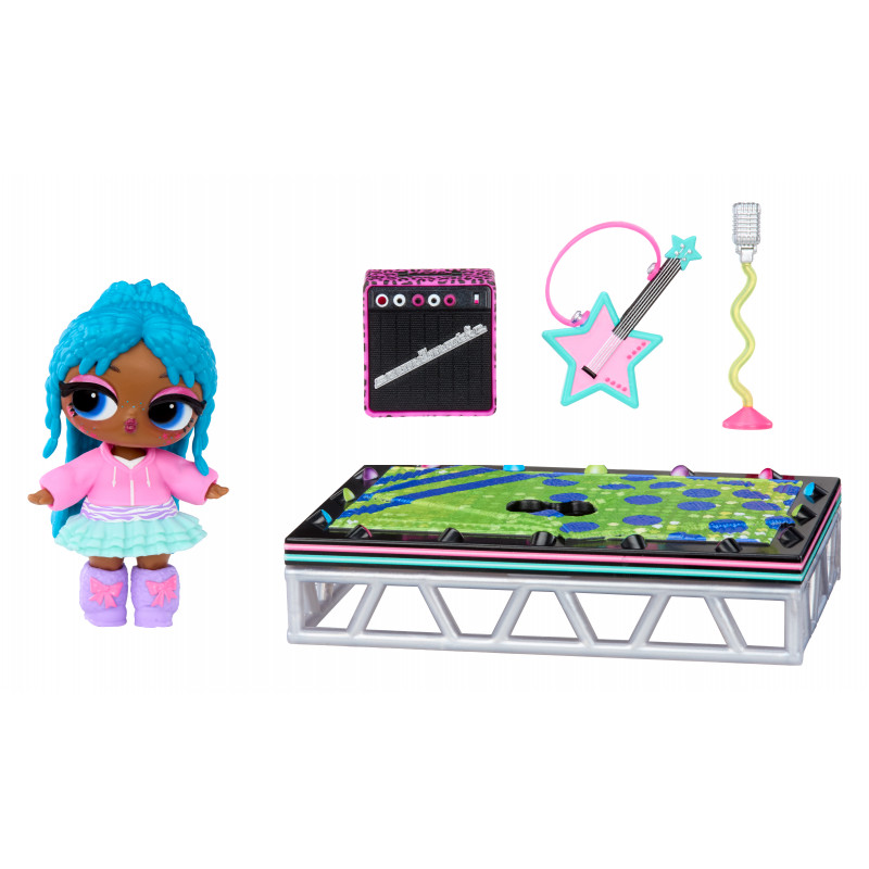 MGA L.O.L. Surprise Music Festival Möbelpaket - Diva DJ-Bühnen-Spielset