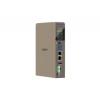 QNAP QBoat-300 Ultra-kompakter lüfterloser NAS-Server mit Dual-M.2-NVMe/SATA-Steckplätzen, Intel Celeron J3455 Quad-Core, 4GB RAM, Dual-Gigabit-Ethernet, HDMI, 2x USB 3.0