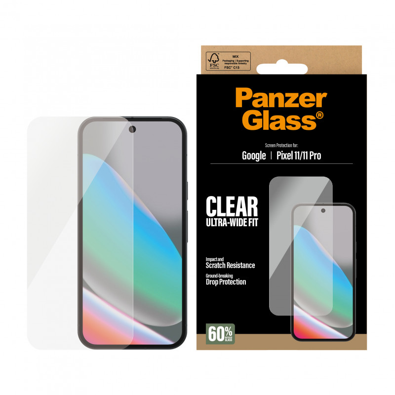 PanzerGlass Ultra-Wide Fit Displayschutzfolie für Google Pixel 11 / 11 Pro