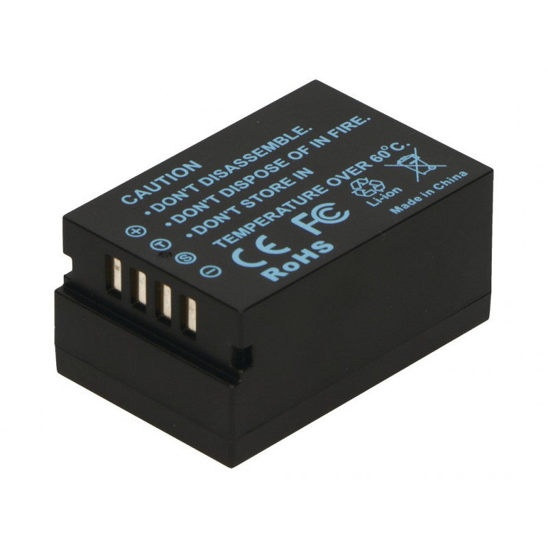 2-POWER DBI1012A 10,8V 1300mAh Li-Ion-Ersatzakku für Panasonic Lumix DMC-FZ7/FZ8/FZ18/FZ28/FZ30/FZ35/FZ38 & Leica V-LUX 1