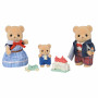 EPOCH Sylvanian Families Biscuit Bear Familie - 4 Sammelfiguren