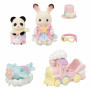 Sylvanian Families Vergnügungspark Spielset mit Zugfahrt