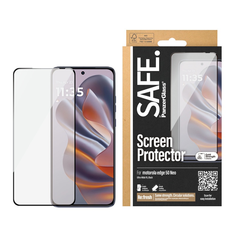 SAFE by PanzerGlass Motorola Edge 50 Neo Displayschutz Ultra-Wide Fit SAFE95985