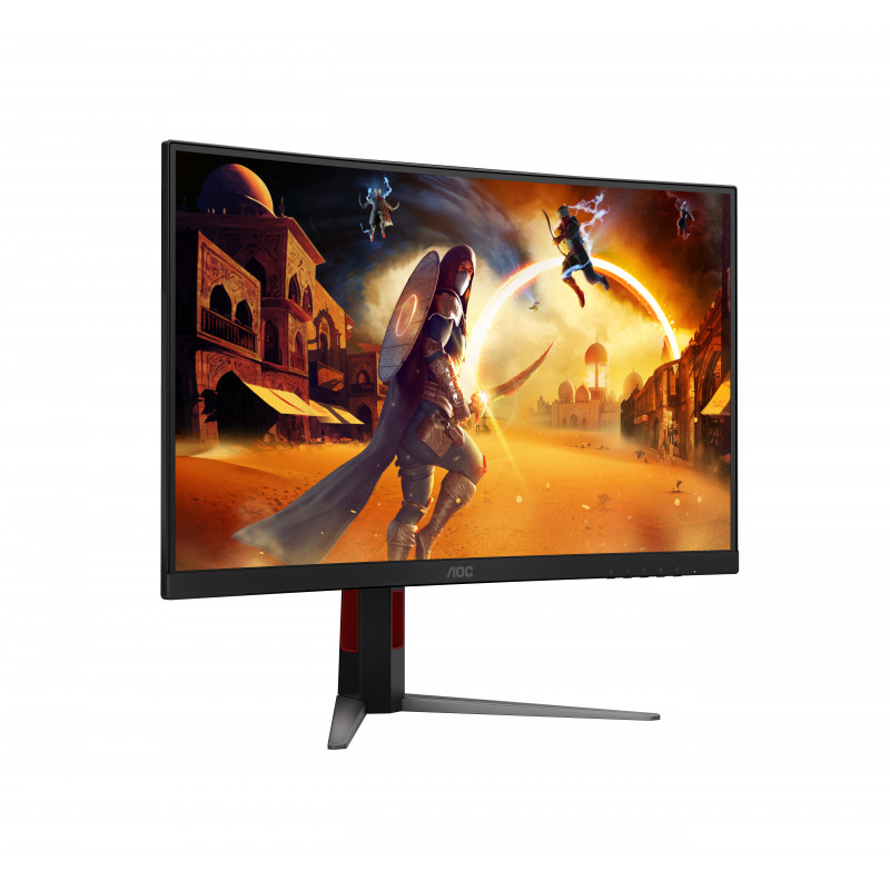 AOC CQ27G4Z2 27 inch QHD Curved Gaming Monitor - 240Hz Fast VA, 0,5ms MPRT, FreeSync Premium, höhenverstellbar