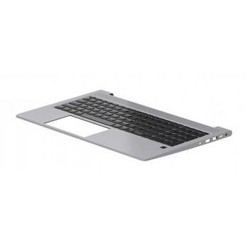 HP TOPCover W/KB CP BL UMA INTL - Top Cover-Baugruppe mit hinterleuchteter Tastatur, Schwarz