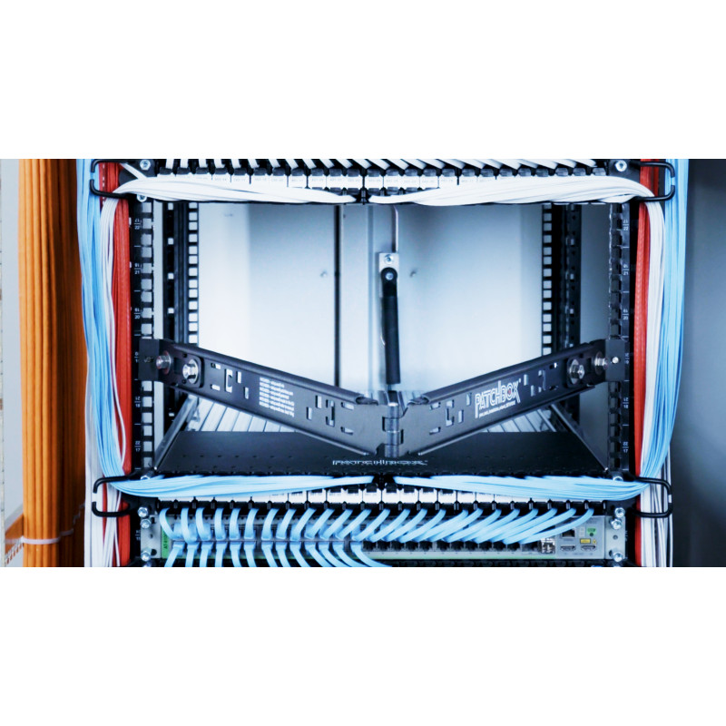 PATCHBOX Setup.exe Rack-Montagewerkzeug für 19-Zoll-Geräte, Schwarz