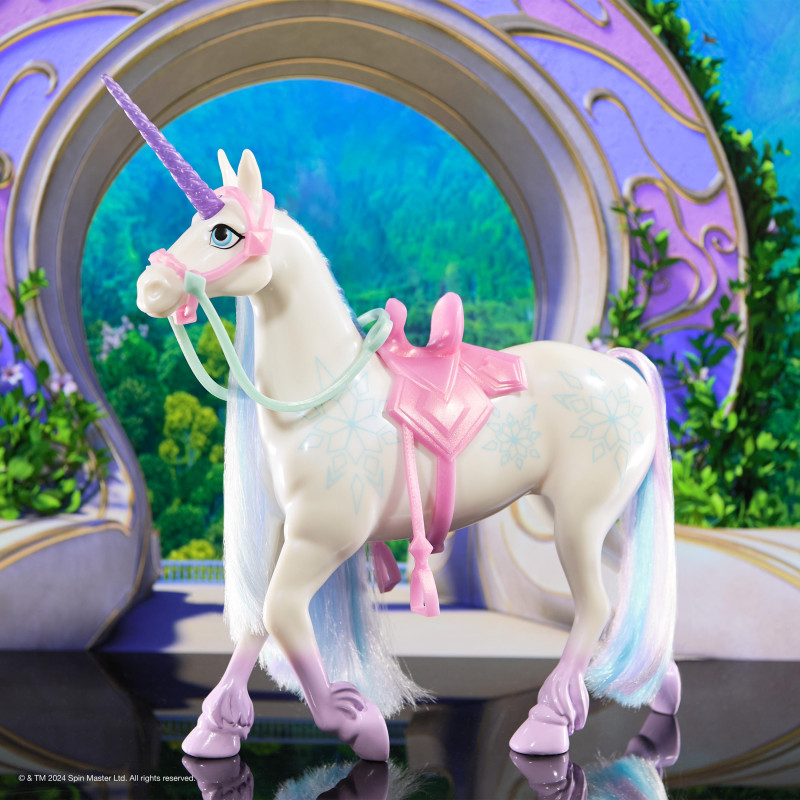 Spin Master Unicorn Academy - Glacier Einhorn & Ava Reiterin Figurenset