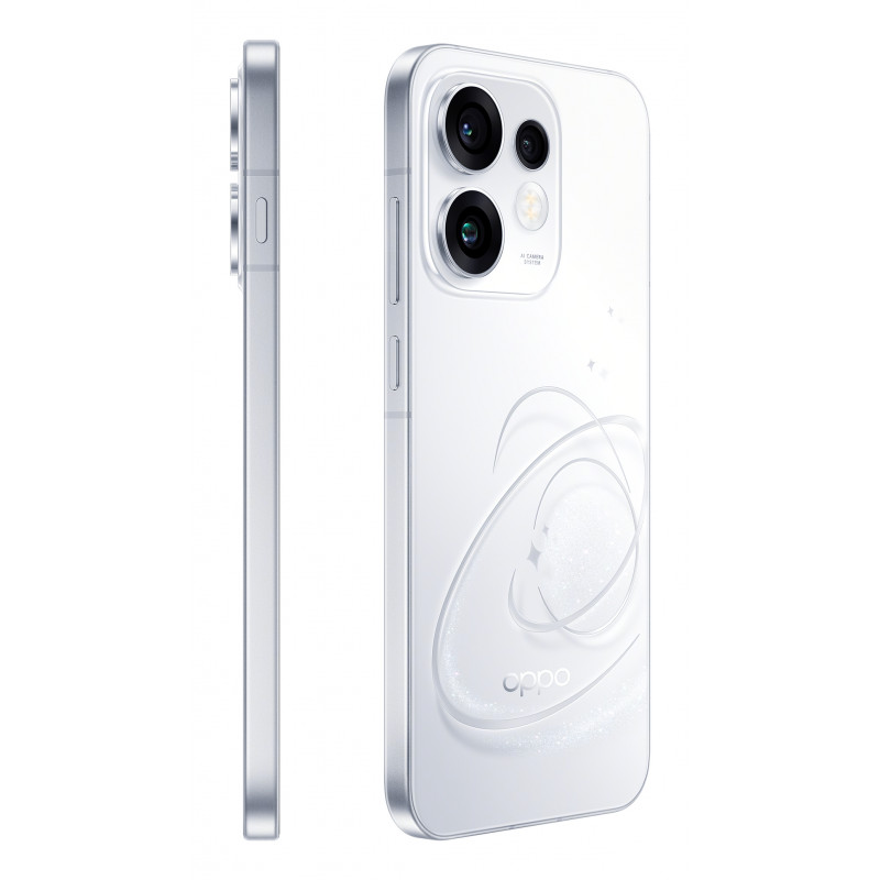 OPPO Reno16 5G 8GB RAM 512GB Speicher 6,7 Zoll AMOLED 120Hz Display 50MP OIS Triple-Kamera 80W Schnellladen Weiß