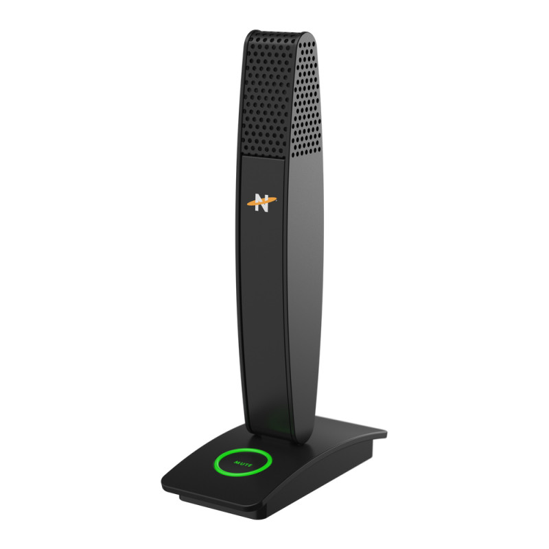 Neat MIC-1010-01 USB-Kondensatormikrofon mit Nierencharakteristik, Kopfhörerüberwachung, Stummschaltung, Tischstativ