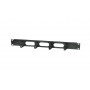 Intellinet 204279 19 inch 1U Rack-Kabelorganisator mit 4 Haken, 48 mm Tiefe, Schwarz