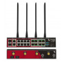 Opengear OM1308-8E-C Industrial Gigabit PoE+ Switch mit 8-Port-Seriellserver, 8x RS-232 (X1/X2 wählbar), 8x 10/100/1000BASE-T, 240W PoE-Budget, DIN-Schiene