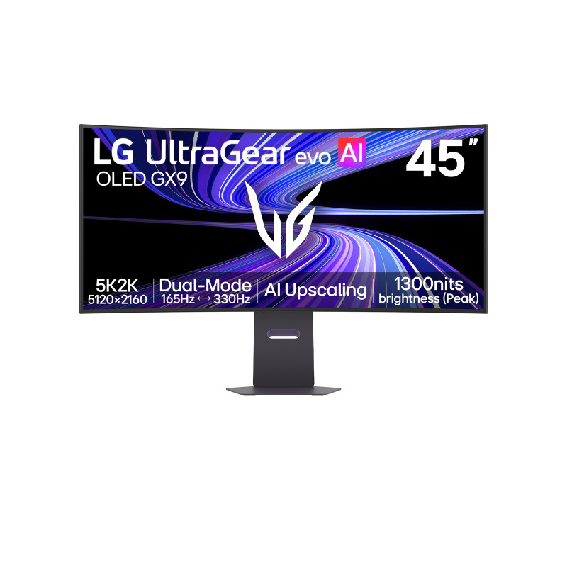 LG UltraGear 45GX950B-B 44,5 Zoll WQHD 240Hz Curved OLED Gaming-Monitor
