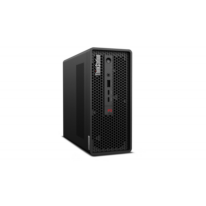 Lenovo ThinkStation P3 Ultra Gen 2 30J5 SFF Workstation - Intel Core Ultra 9 285 vPro, 64GB DDR5, 512GB NVMe SSD, NVIDIA RTX PRO 2000 12GB, Windows 11 Pro, Schwarz