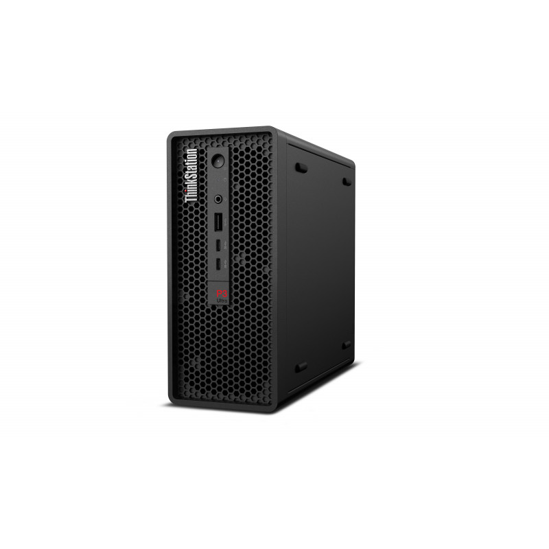 Lenovo ThinkStation P3 Ultra Gen 2 30J5 SFF Workstation - Intel Core Ultra 9 285 vPro, 64GB DDR5, 512GB NVMe SSD, NVIDIA RTX PRO 2000 12GB, Windows 11 Pro, Schwarz