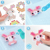 EPOCH Aquabeads Craft Studio Starter Set – Über 800 wasseraktivierte Perlen in 12 Farben, wiederverwendbares Layout-Tablett, Perlenstift & Sprüher, ohne Hitze oder Kleber, kreatives Perlenkunst-Set für Kinder ab 4 Jahren