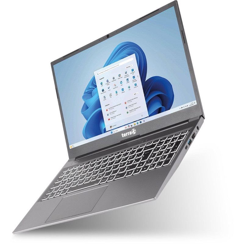 WORTMANN AG TERRA MOBILE 1517R US - 15,6 inch Full HD IPS Laptop, Intel Core i5-1135G7, 8GB RAM, 250GB SSD, Windows 10 Pro, Wi-Fi 6, Schwarz