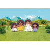 KAISER ELEKTRO Sylvanian Families Igel-Familie von Stachel - Sammelbare geflockte Tierfiguren Spielset, 4 Figuren mit Kamm, ab 3 Jahren