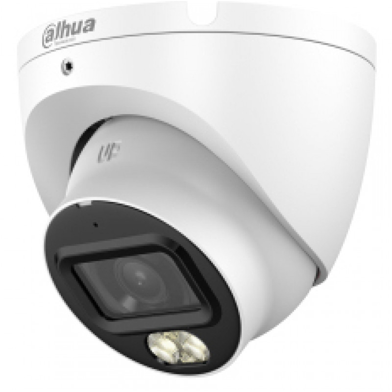 DAHUA HAC-HDW1500TLM-IL-A-0280B-S3-DIP 5MP 4-in-1 HDCVI Eyeball Dome Kamera mit Smart Dual Light und integriertem Mikrofon