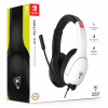Turtle Beach Airlite Fit Headset NS Schwarz & Weiß - Kabelgebundenes Over-Ear-Gaming-Headset mit Flip-to-Mute-Mikrofon