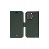 dbramante1928 New York Flip-Hülle für Apple iPhone 14 Pro - Evergreen - Nachhaltiges Vollnarbenleder