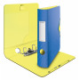 LEITZ Active Urban Chic Aktenordner 65 mm Stratos Grau A4 Polyfoam Runder Rücken Duo-Optik mit Fingerloch (1117-00-32)