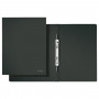 LEITZ Spiralordner A4 Pressspan Schwarz 320 g/m², 80 mm Metall-Spiralmechanik, Beschriftungslinien, 25er-Pack (3040-02-95)